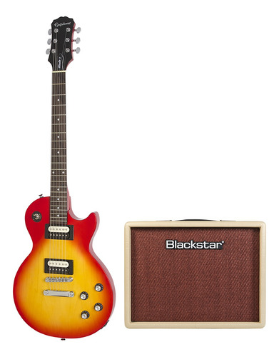 EpiPhone Paquete Guitarra Les Paul + Amp Blackstar Debut15