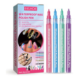 4pcs Nail Tracing Pen Nail Art Nail Design Kit Dotting Tools