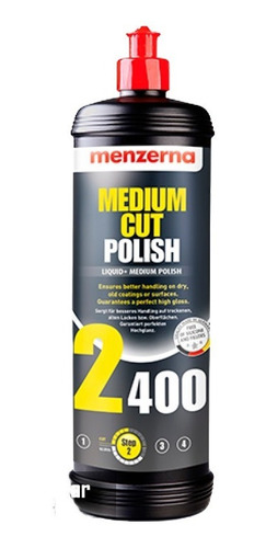 Menzerna Pf 2400 1 L Medium Cut Pasta Pulidor Corte Auto Pcd