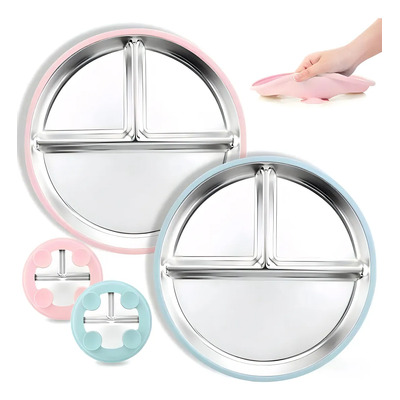 2pcs Cuenco Con Ventosa For Vajilla For Bebés, Antideslizant | MercadoLibre
