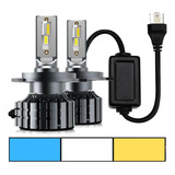 X2 Luces Turbo Led R13 30000 Lumenes Reales Canbus Tri Color