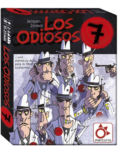 Los Odiosos 7 Juego De Cartas Español - Fractal Original