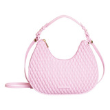 Bolsa Petite Jolie Debby De Ombro E Transversal Rosa Neon Pj10947