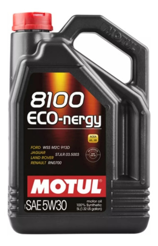 Aceite Motul 8100 Eco Nergy 5w30 X 5lts Sintetico - Parat