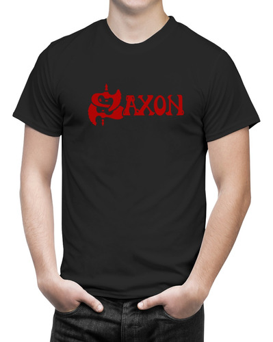 Camiseta Masculina Show Banda Saxon Turne 2023 Heavy Metal 1