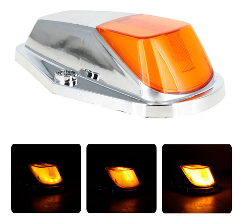 Plafon Zepelin Led Cob Ambar Estrobo Ford Pick Up 12-24v