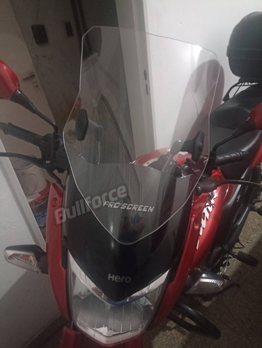 Parabrisas Accesorio Moto Hero Hunk 190 Fi Elevado Completo