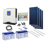 Kit Solar 3kw Mppt/1140w Panel/ 2880w Batería / Diacon