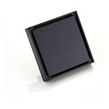 Ralo Invisivel Preto Fosco 10x10cm Banheiro Area Gourmet 