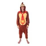 Donkey Kong Adult Microfleece Disfraz Kigurumi Union Suit Ou