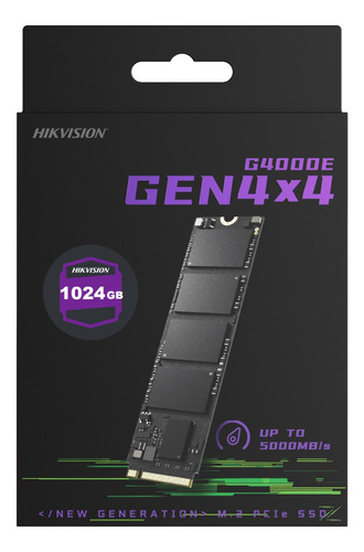 Disco Solido Ssd Nvme Gen 4x4 Pcie 4.0 G4000e 1tb - Xd Store