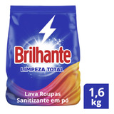 Lava-roupas Pó Roupas Brancas E Coloridas Brilhante Limpeza Total Pacote 1,6kg