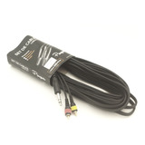 Cable Profesional Rca Macho A Plug Stereo 3 Mtrs Parquer