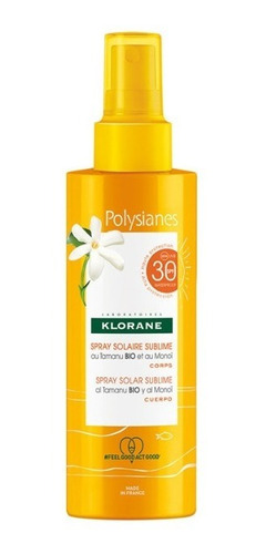 Klorane Spray Sublimador Spf30 200ml (cuerpo) Nuevo