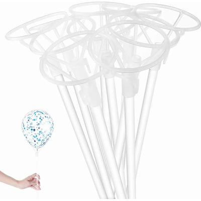 50 Popotes Porta Globo Base Globo Burbuja De Luz Led 40cm | MercadoLibre