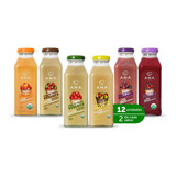 Pack Jugos 12 Unidades Jugos Fruta Orgánica 300cc