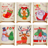 6 Fundas Silla Trasera De Navidad