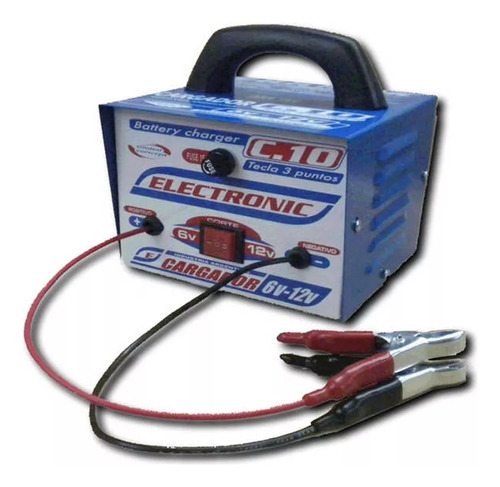 Cargador Baterias Electronic C-10 - 6v 12 V - 10 Amp