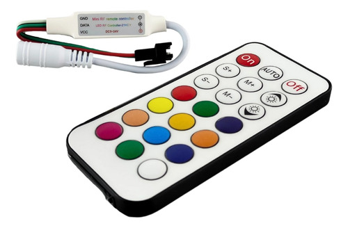 Controladora Pixel Led 5-24v Control Remoto 2811 2812 2812b