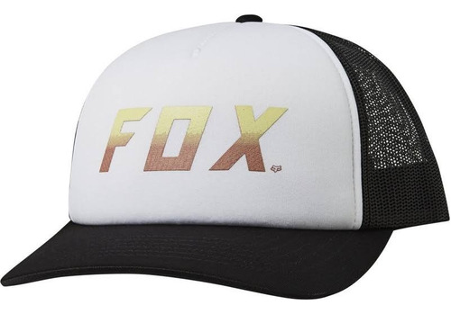 Gorra Fox Head Trik Trucker Color Negro/ Blanco 100%original