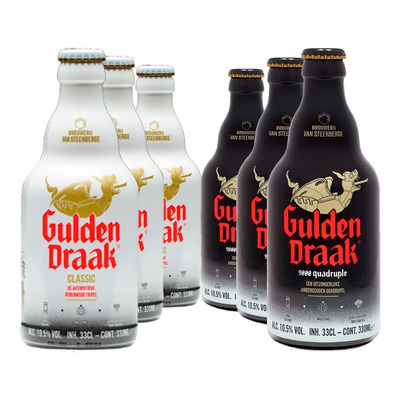 Cerveza Importada Gulden Draak Belga - 6 Pack 330 Ml Surtido