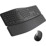 Logitech Combo Ergonómico: Teclado K860 + Mouse Mx Vertical