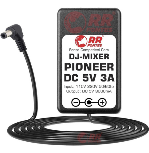 Fonte Carregador 5v 3a Pioneer Dj Mixer Ddj-sx Controladora