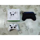 Joystick Xbox Series X | One Pc White Robot Blanco + Funda 
