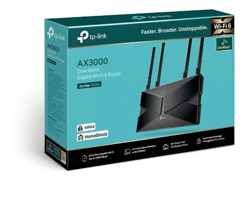 Router Tp-link Archer Ax53 Wi-fi 6 Gigabit Dual Band Ax3000