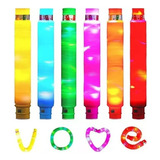 Tubos Con Luces Led Para Niños Pop It Tubo Tiktok Pack X6