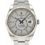 Relógio Rolex Sky-dweller Branco Base Eta Vidro Safira+caixa