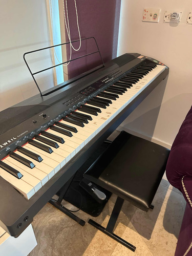 Piano Kurzweil-ka-90 Con Poco Uso Y Pedal Incluido+banquito.