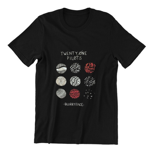 Polera Unisex Twenty One Pilots Blurryfase Estampado Algodon