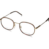 Lentes Tommy Hilfiger Th1726 Black Gold Round 50.mm