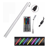 Barra Luz Led Rgb 1 Mts Control 44 Botones Efectos Fuente 