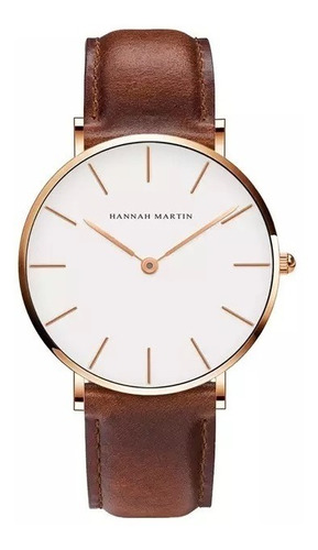 Reloj Hombre Hannah Martin Minimal Leather Varios Modelos
