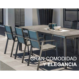 Comedor Para Exterior Elegante Con 12 Sillas 