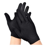 12 * Guantes De Trabajo De Algodón Con Dedos Completos