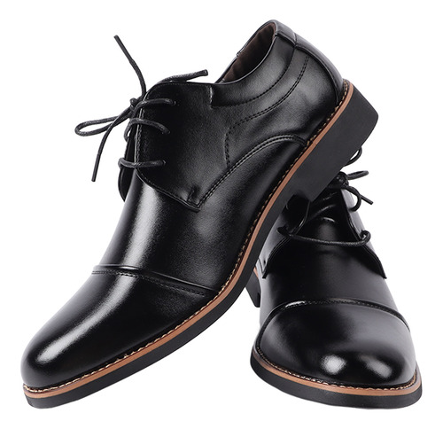 Zapatos Formales Con Cordones De Moda Casual Para Hombres