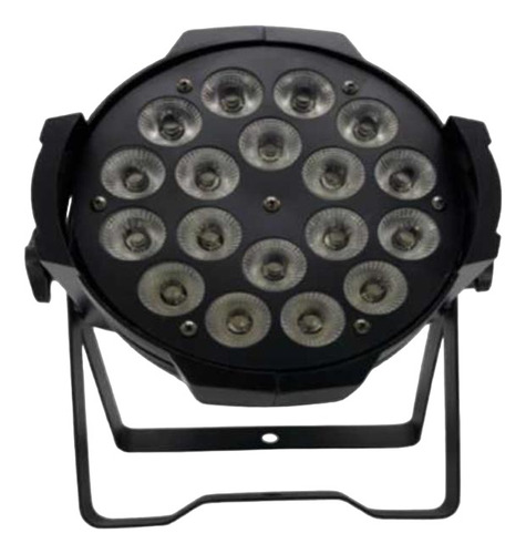 Foco Par De Aluminio Led 18 Luces 10w Alto Brillo Uv 4 En 1