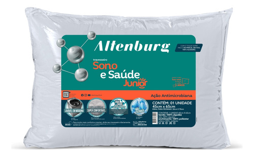 Travesseiro Altenburg Sono E Saúde Junior 45x65