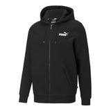 Poleron Capucha Puma Ess Small Logo Hoodie Negro Hombre