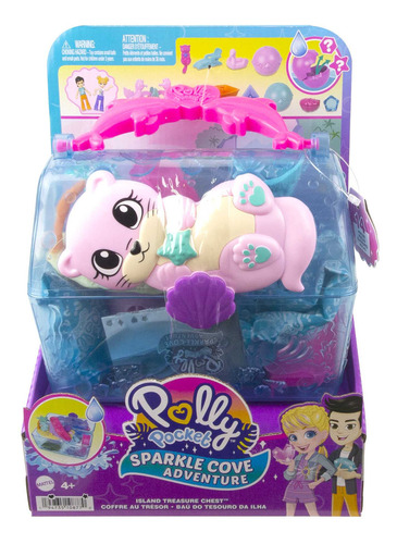 Polly Pocket: Set De Juego - Bolso De Baul Bahia Magica