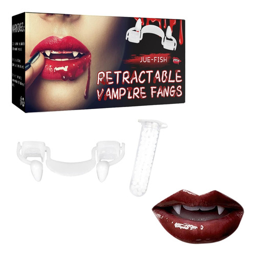 Colmillos De Vampiro De Halloween,dientes De Colmillo Falsos