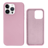 Case Capinha Silicone Aveludada Compatível iPhone 13 Pro