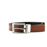 Cinturon Cuero Piel Genuina Leather Belt Hebilla Reversible