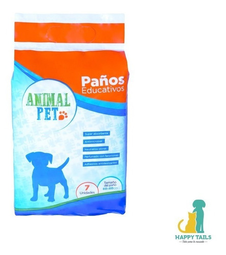 Paños Educativos Pack X 7 Unidades Animal Pet - Happy Tails