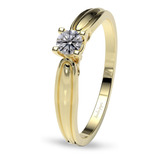 Anillo De Compromiso Dolin Amelie Joyas Diamante Natural