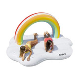 Diván Funboy Rainbow Cloud Float: Lujo Para Fiestas En La Pi