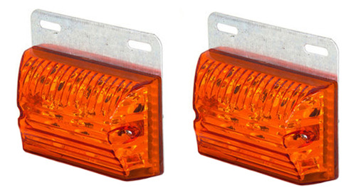 Juego Faros Laterales Led 12v Ambar 4,6w Ip67